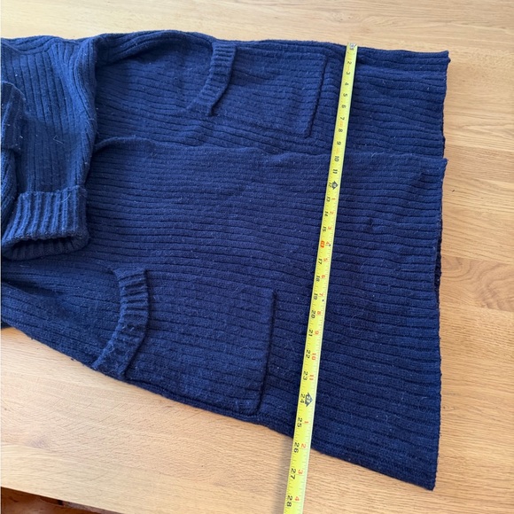 Hatch Navy Ribbed Cardigan - Picture 3 of 8